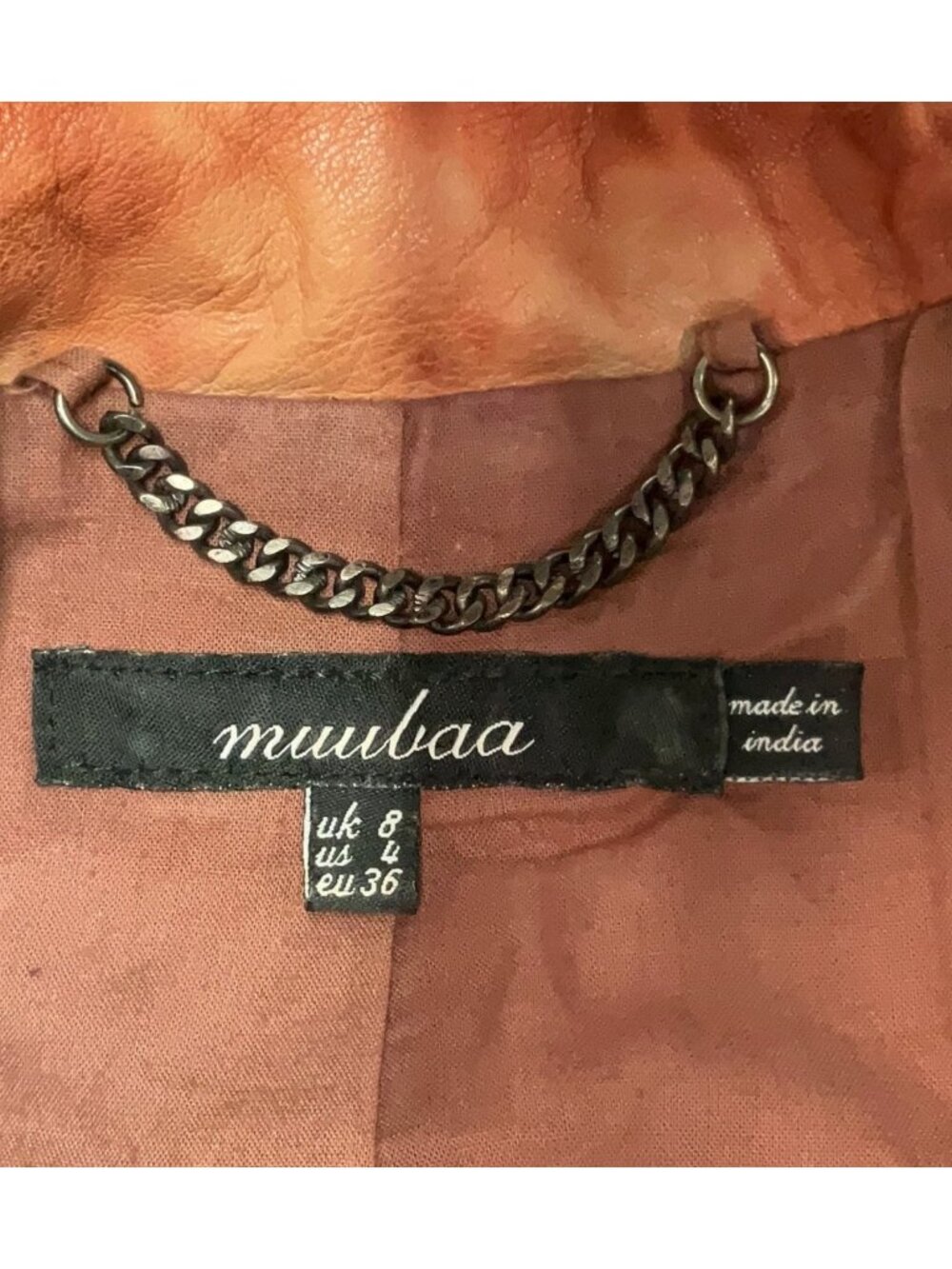 Free People Muubaa Distressed Leather Moto Biker Jacket 4| Indie Coastal Cowgirl - Picture 11 of 16